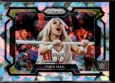 2024 Panini Prizm WWE #89 Thea Hail Ice Prizms