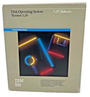 1986 IBM Disk Operating System Ver 3.20 5.25'' Diskette DOS