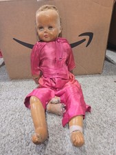 Vintage Creepy 23" Doll.