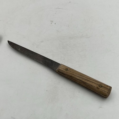 Vintage Forgecraft Hi Carbon 6" Blade Kitchen Knife - Full Tang Wood handle - Picture 8 of 15