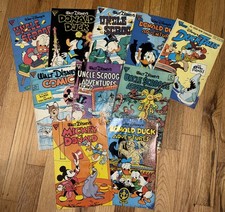 Vintage Gladstone Disney Comic Lot Uncle Scrooge Mickey Mouse Donald Duck
