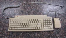 Vintage Apple Keyboard II M0487 Macintosh for Macintosh IIgs ADB W/ Mouse G5431