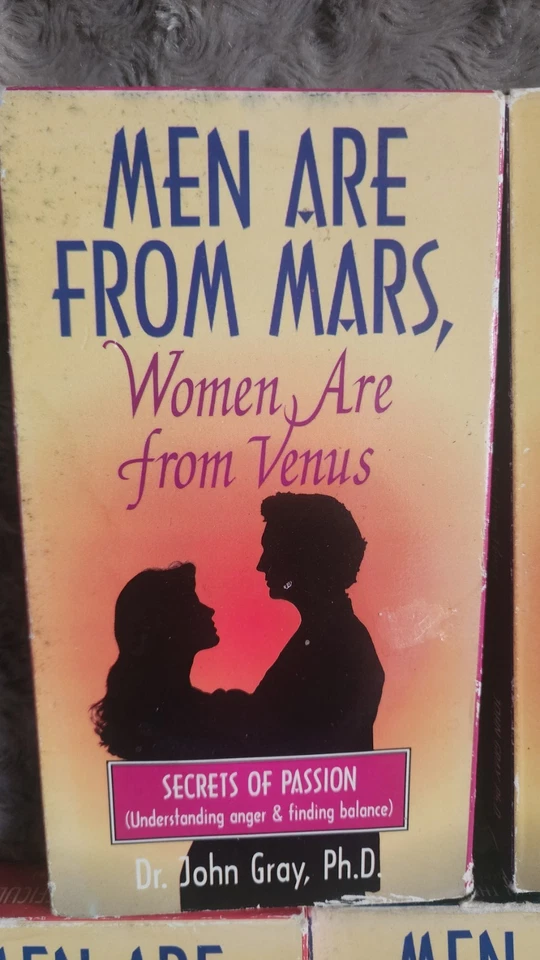 1996 Men are From Mars  Women are From Venus VHS Tapes Set of 8, John Grey Ph.d - Image 2 of 4