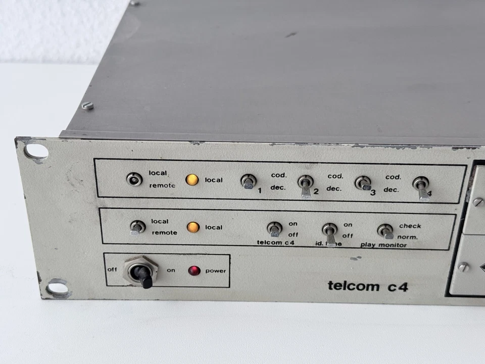 Telefunken Telcom C4 ES4 Noise Reduction Unit (NICHT GETESTET / NOT TESTED) #4 - Image 2 of 4