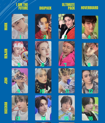 NCT DREAM - Go Back To The Future PHOTOCARD hoverboard/digipack
