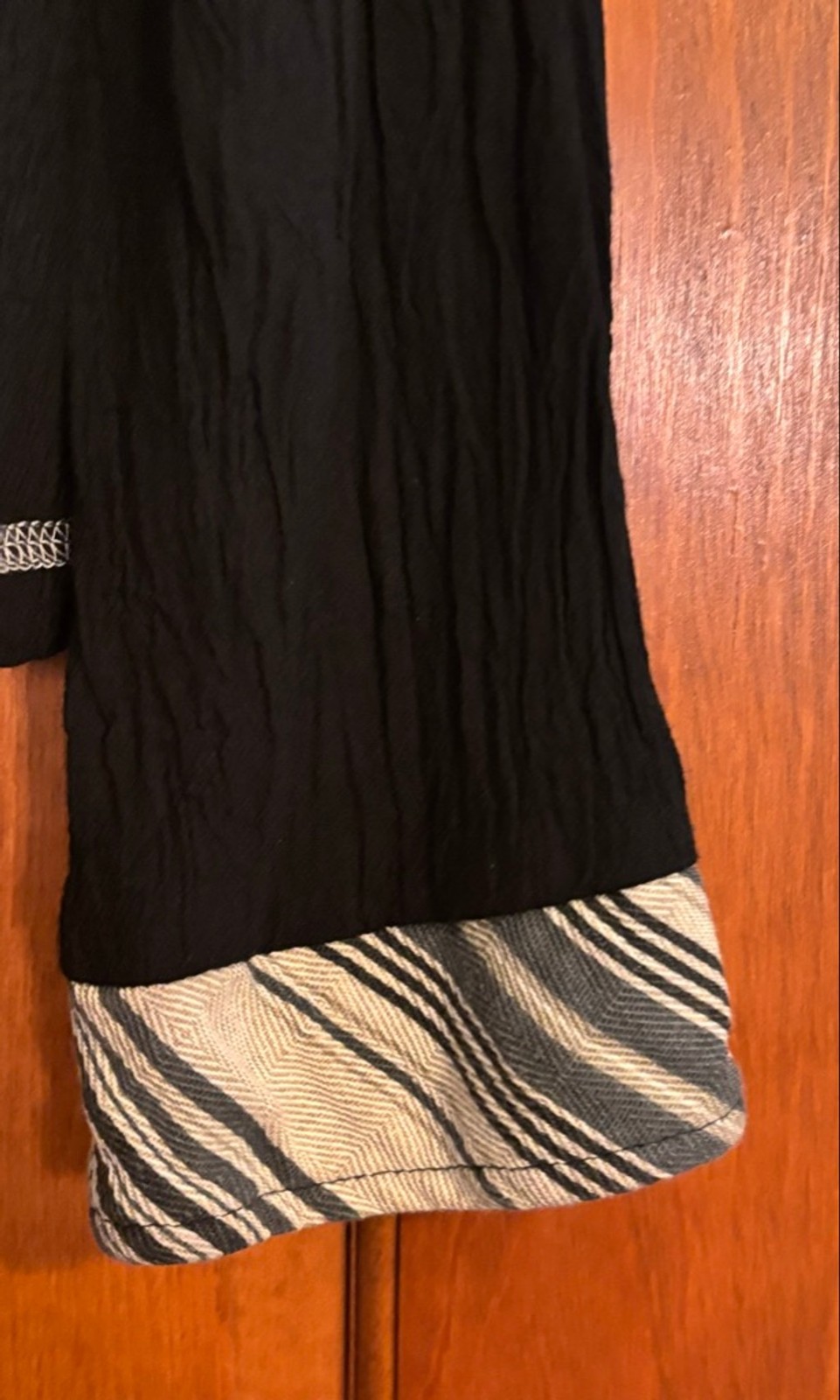 A. Spence Collections Patchwork Button Down Blous… - image 2