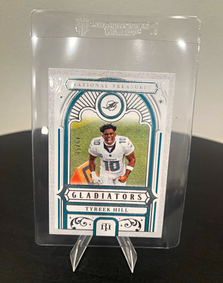 Panini 2025 National Treasures Gladiators Tyreek Hill G-THL Dolphins /50