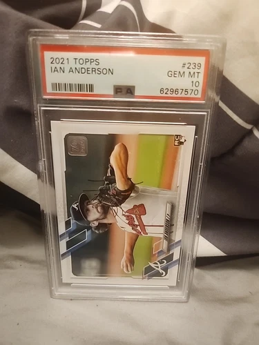 2021 Topps Ian Anderson Rookie #239  PSA 10