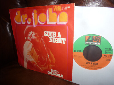 Dr. John, Such a Night, Cold Cold Cold German Atlantic ATL 10 376 Single 7'' 1973