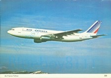 Air France Airbus  Charles Skilton colour continental size printed postcard
