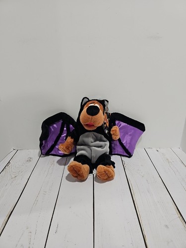 Warner Bros Scooby-Doo Halloween Plush Bat Bean Bag Stuffed Animal 9” VTG