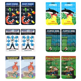 Intellivision SPRINT, ORIGINAL & FLASHBACK Repro Overlays, 2 for 1, 330 designs