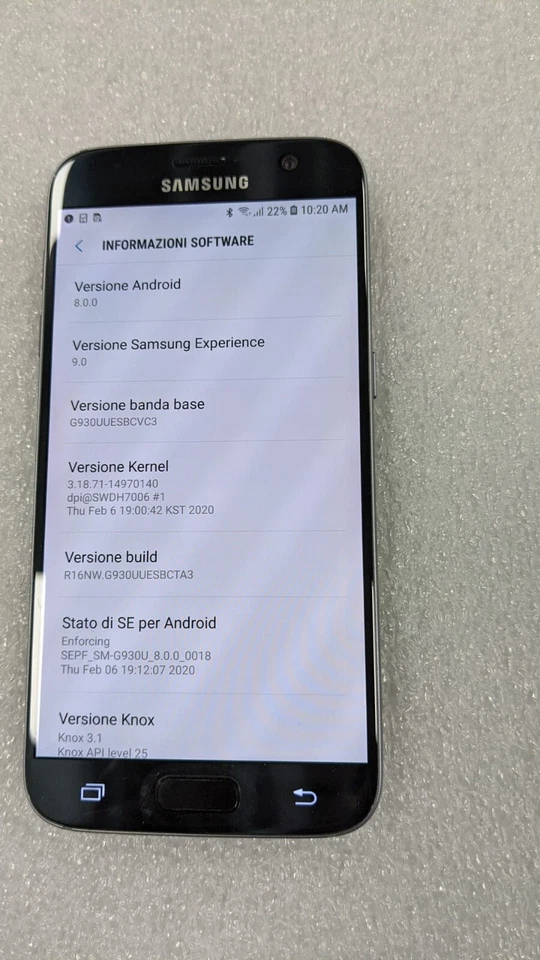 Samsung S7 SM-G930U 32GB Black Onyx Nero *LEGGI BENE* - Immagine 3 di 4