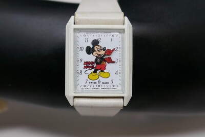 Bradley Walt Disney Productions Mickey Mouse Swiss Made Wristwatch NEW BATTERY Walt Disney Productions Bradley Time Mickey Mouse Wrist  main image 4