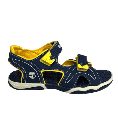 Timberland Adventure Seeker Youth Boys Outdoor Sport Sandals Size 2 Blue Yellow