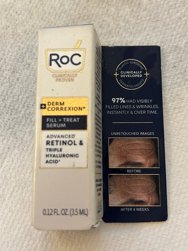Menge 3 ROC Derm Correxion Füllung + Behandlung Serum Advanced Retinol 0,12 flüssige Unzen pro Mini - Bild 2 von 2