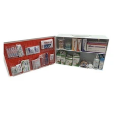  2-Shelf FULL FIRST AID CABINET - Emergency Supply Kit Economy First Aid Station