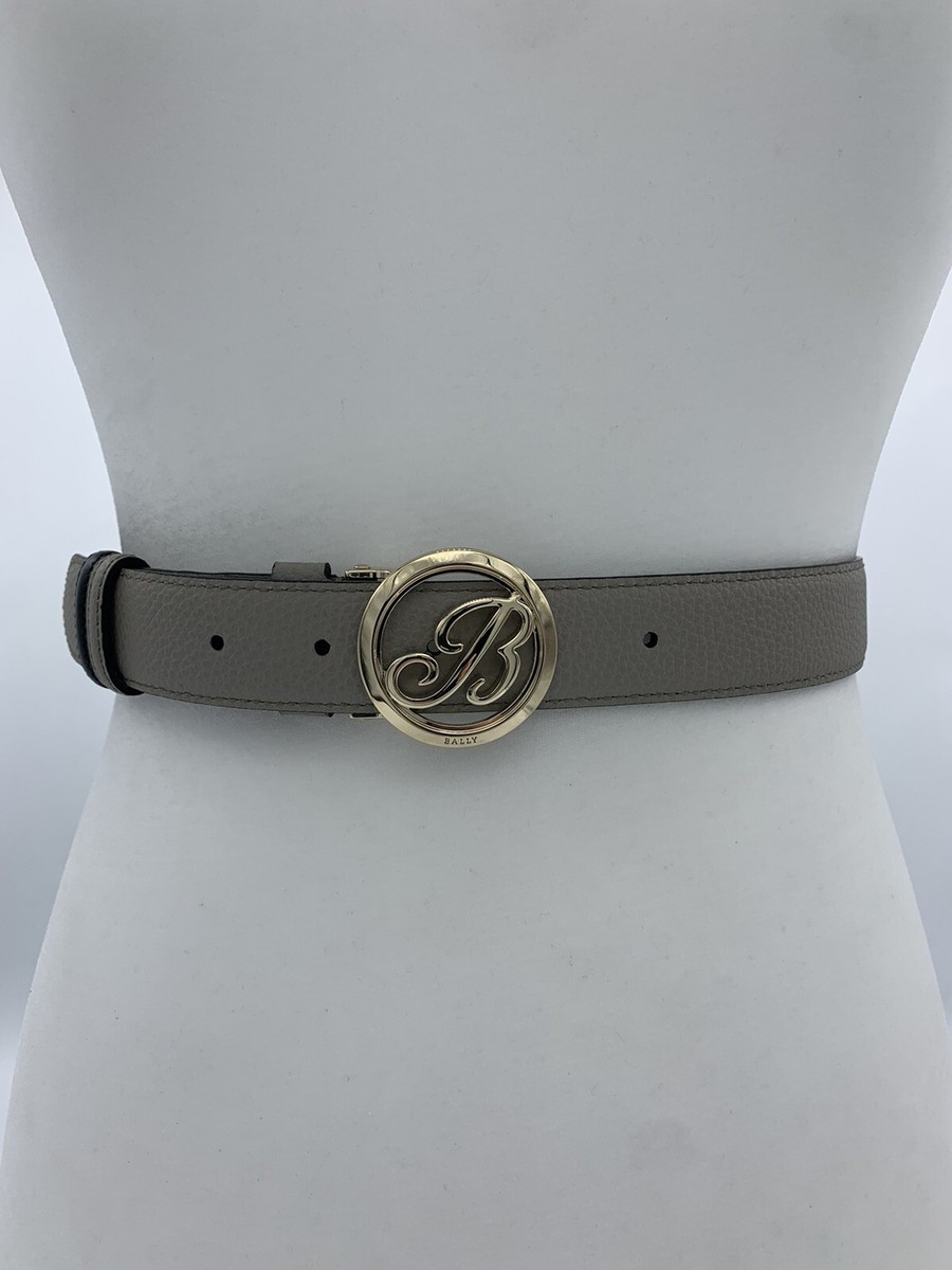 BALLY BELT REVERSIBLE BOVINE WOMEN LEATHER IN GRAY-BLACK  display picture 1