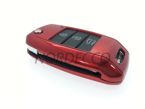 KIA ABS PLASTIC PROTECTIVE CASE COVER FOR 3 BUTTON KEY FLIP KEY FOB REMOTE CEED - Picture 22 of 35