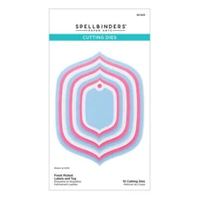 Spellbinders Etched Dies - Fresh Picked Labels & Tag,  S5-623