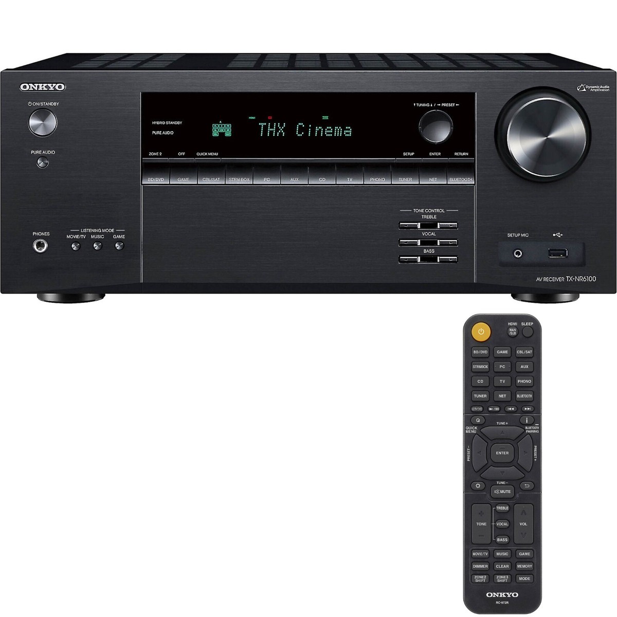 Onkyo TX-NR6100 7.2 Channel THX Certified Network AV Receiver
