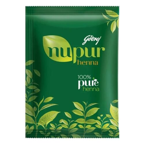 Godrej Nupur 100% Pure Henna Powder for Hair Color, Hands & Feet (150Gm)