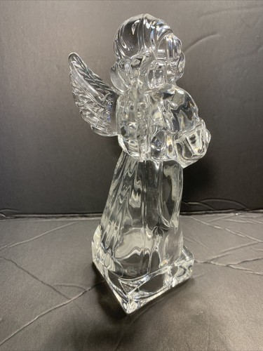 MIKASA Herald Collection Angelic Violin Angel Figurine 8.25" Full Lead Crystal - Bild 6 von 12