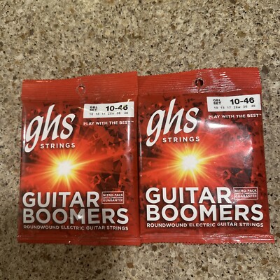 2-PACK GHS Strings GBL Nickel-Plated 12-String Electric Guitar Strings 10-46