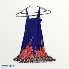 OB Fashion Womens Size Medium Multi-Colored Stretchy Sundress