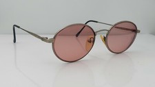 Vintage Boulevard Boutique 4027 Gray Metal Oval Sunglasses FRAMES ONLY
