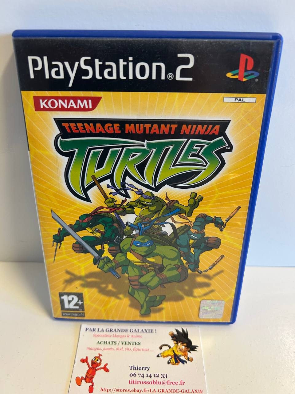 Jeu Vidéo Sony Playstation 2 PS2 Teenage Mutant Ninja Turtles FRA CIB Konami PAL