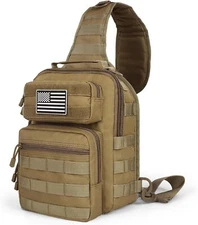 Tactical Sling Bag Military Rover Shoulder Backpack EDC Molle Assault Range Bag