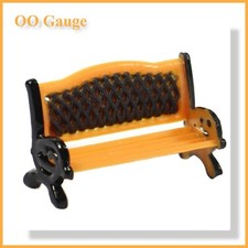 Park / Station Benches in Orange (5pcs) Suitable for OO Gauge Model Railways 