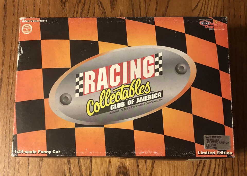 RANDY ANDERSON, 1/24 RCCA-ACTION 1997 PONTIAC FUNNY CAR, WESTERN AUTO - Image 2 of 4