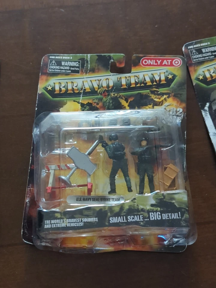 Lot Of 4 Target Exclusive 1:32 Bravo Team Us Marines United States Navy 2008 - Image 3 of 4