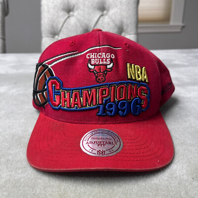 ♦︎激レア♦︎シカゴブルズ♦︎1996チャンピオンキャップ♦︎ Chicago Bulls Vintage Cap 1996 シカゴブルズ NBA チャンピオンズ