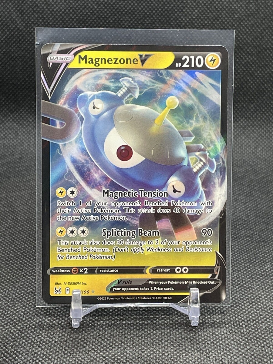 Magnezone V 56/196 Lost Origin Holo Rare Pokemon Card Pokmon TCG 056 Magnezone V 56/196 Lost Origin Holo Rare Pokemon Card Pokmon TCG 056