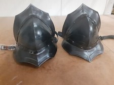 Mytholon Roderick Kniebuckel Stahl Br&uuml;niert Larp Mittelalter #11212