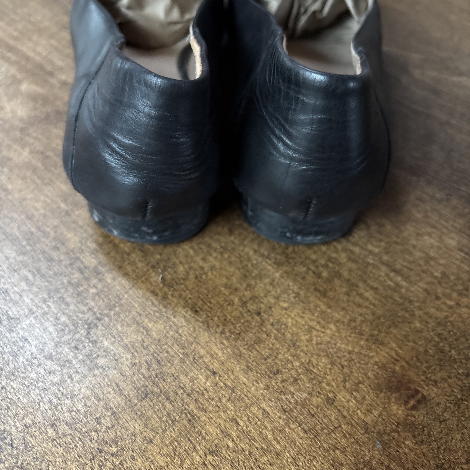 Massimo Dutti Black Leather Shoes Women's Size 39 thumbnail 4