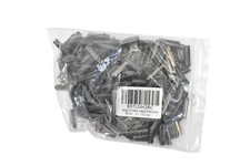 Cobstring Shoelace Aglet Tips 300 Pack Black Gray Replacement DIY Cord Ends