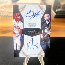 2026 Topps Signature Tunes Dual Auto Bryce Harper Moby /10 Phillies