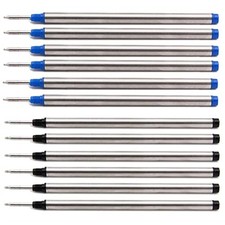 113mm 4.42 x 6mm 0.24 , 0.5 Tip, Compatible Rollerball Pen Refills Compa...