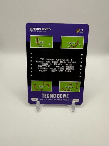 2026 Bo Jackson Battle Arena TECMO BOWL PL-9  Overplayed 1st Edition SSP!!