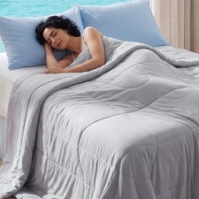 Cooling Comforter Queen 88x88 Lightweight Breathable Grey Bedsure Size Blankets