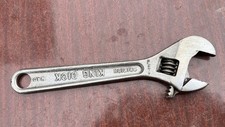 King Dick Adjustable Spanner Wrench 🇬🇧 Old Tool  8"