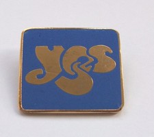 YES ENAMEL LAPEL PIN BADGE CAP BADGE