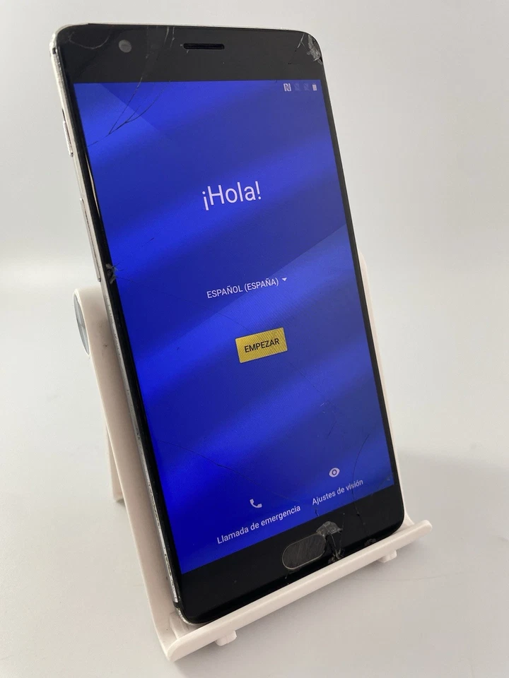 OnePlus 3 Graphite Unlocked Dual SIM 64GB 5.5" 16MP Android Smartphone Cracked - Image 4 of 4