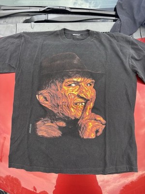 Vintage Freddy Krueger Shirt 1997 Blue Grape Nightmare On Elm Street
