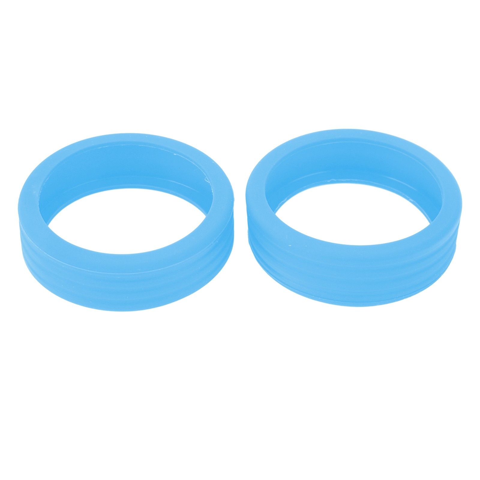 HOT (Blue)Luggage Wheels Cover Silicone Suitcase Protective Covers Anti Noise BA
