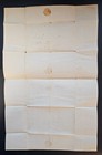 1836 Stampless Cover RED Handstamp Postmark New York JAN 5 Plainfield NJ Letter — photo 8